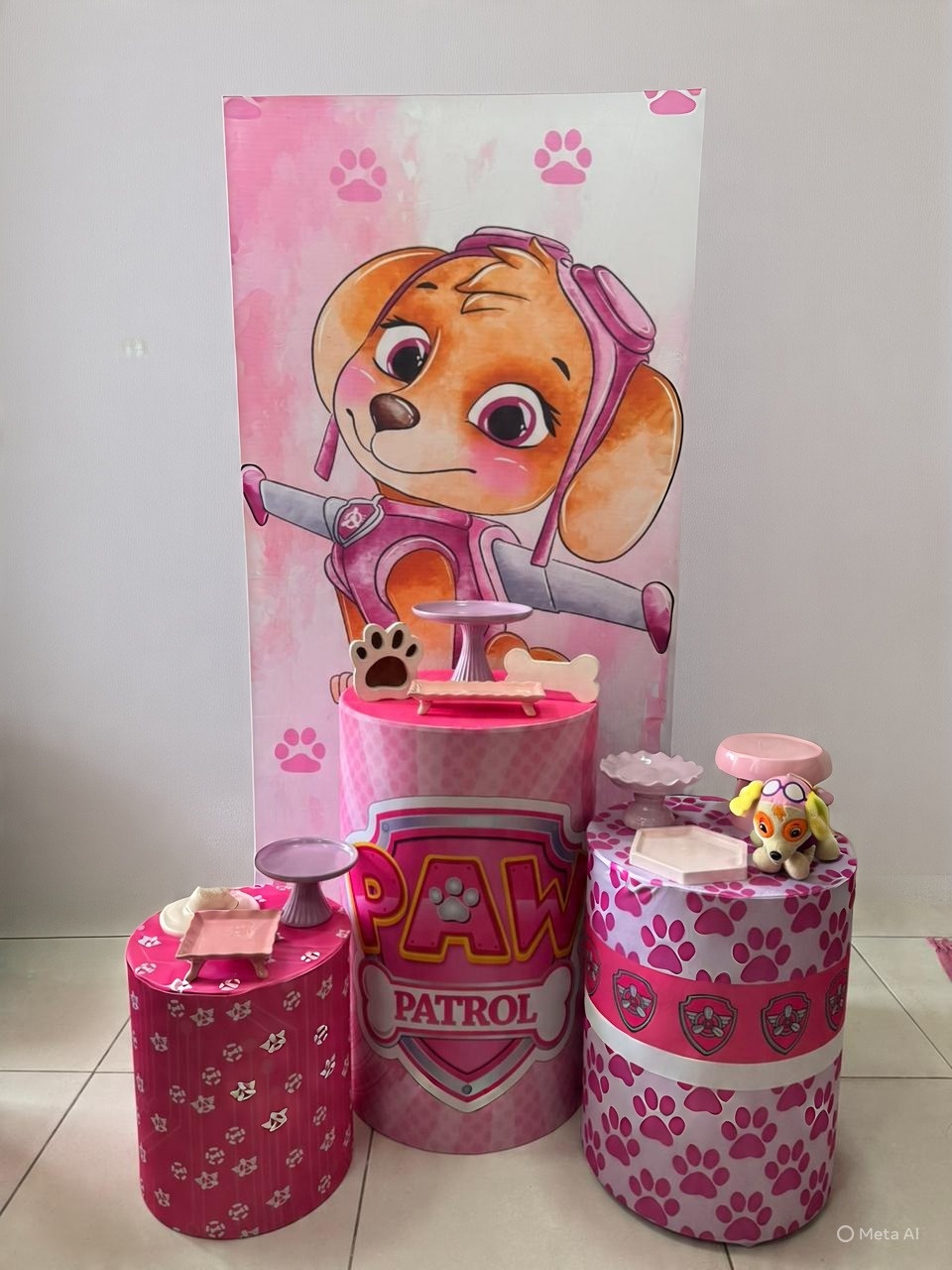 Kit Pm Skye Patrulha Canina  - Mabelly Festas