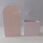 Vaso Arco Íris Rosa Claro  - imagem 1
