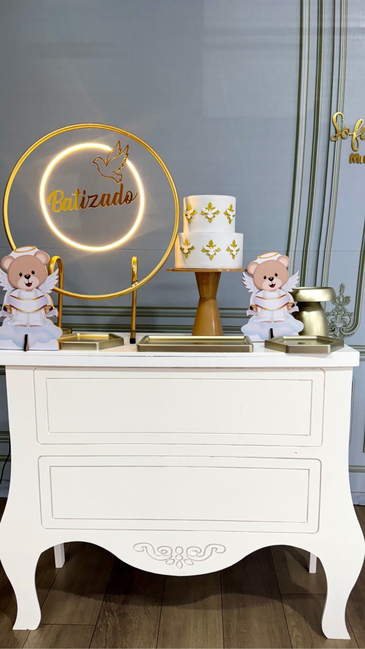 Batizado Led - Mini - SofistiqueDecor