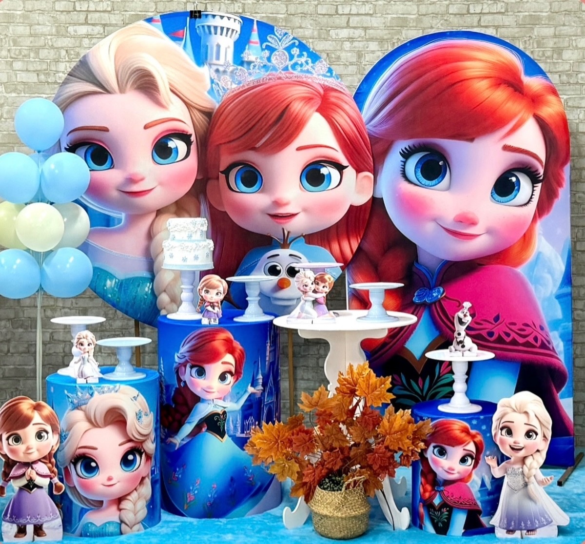 Frozen - Modelo 5 Com Painel Lateral Ana  - SofistiqueDecor