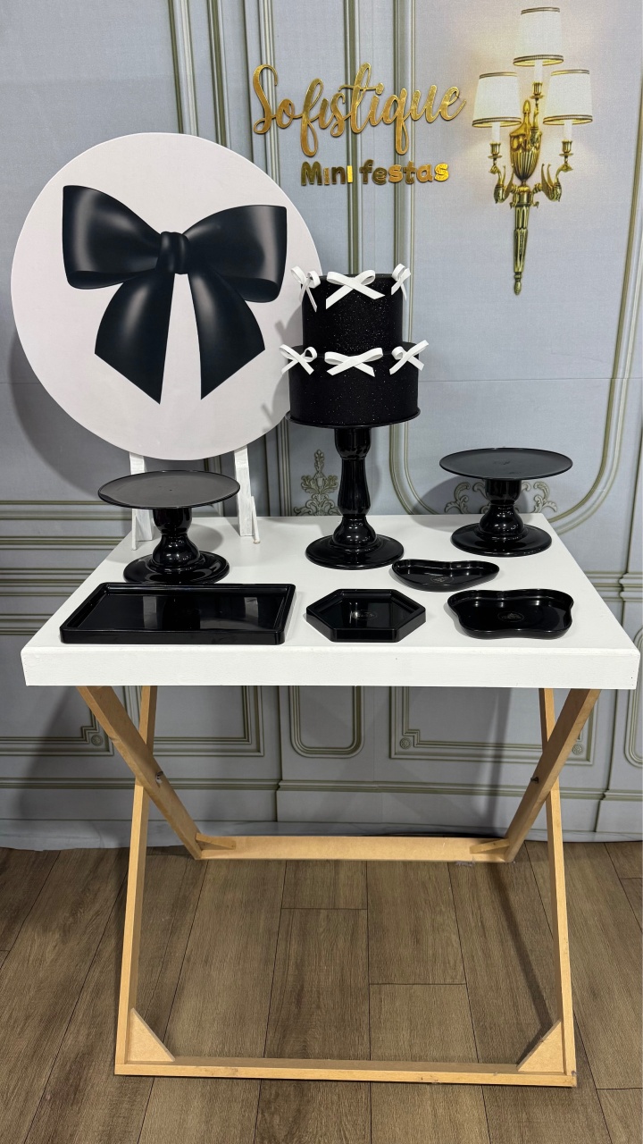 Laço Preto 4  - SofistiqueDecor