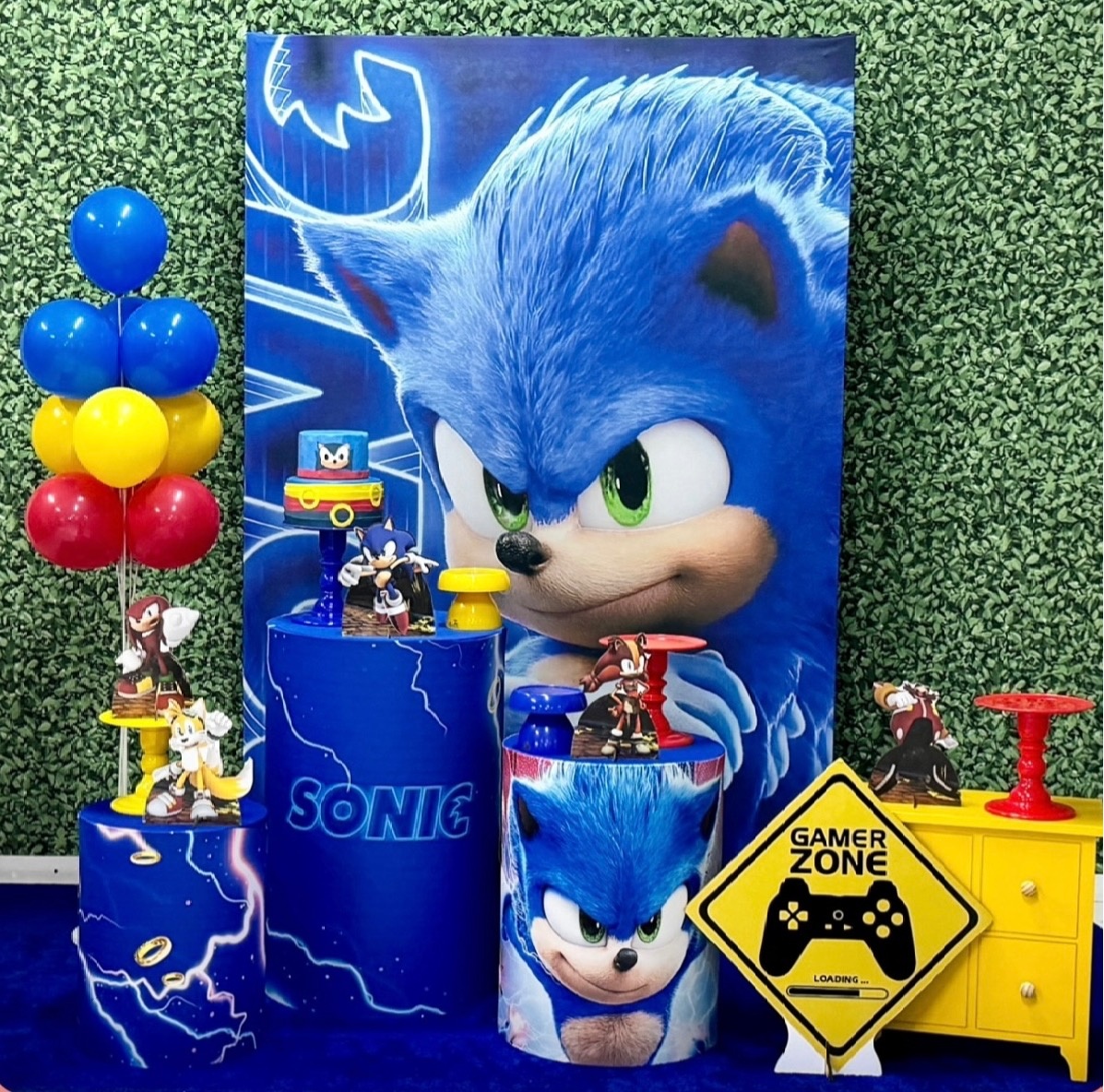 Sonic Com Painel Retangular 1 - SofistiqueDecor