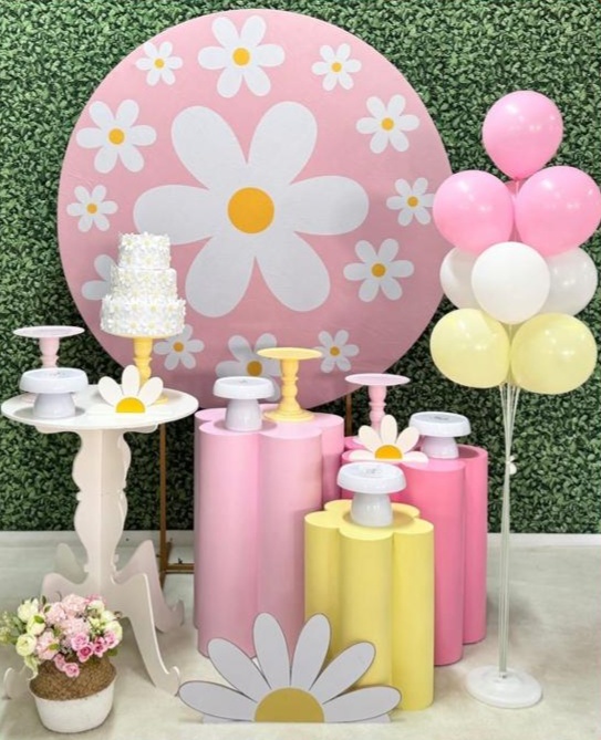 Margaridas Rosa (Mesas Margaridas) - SofistiqueDecor