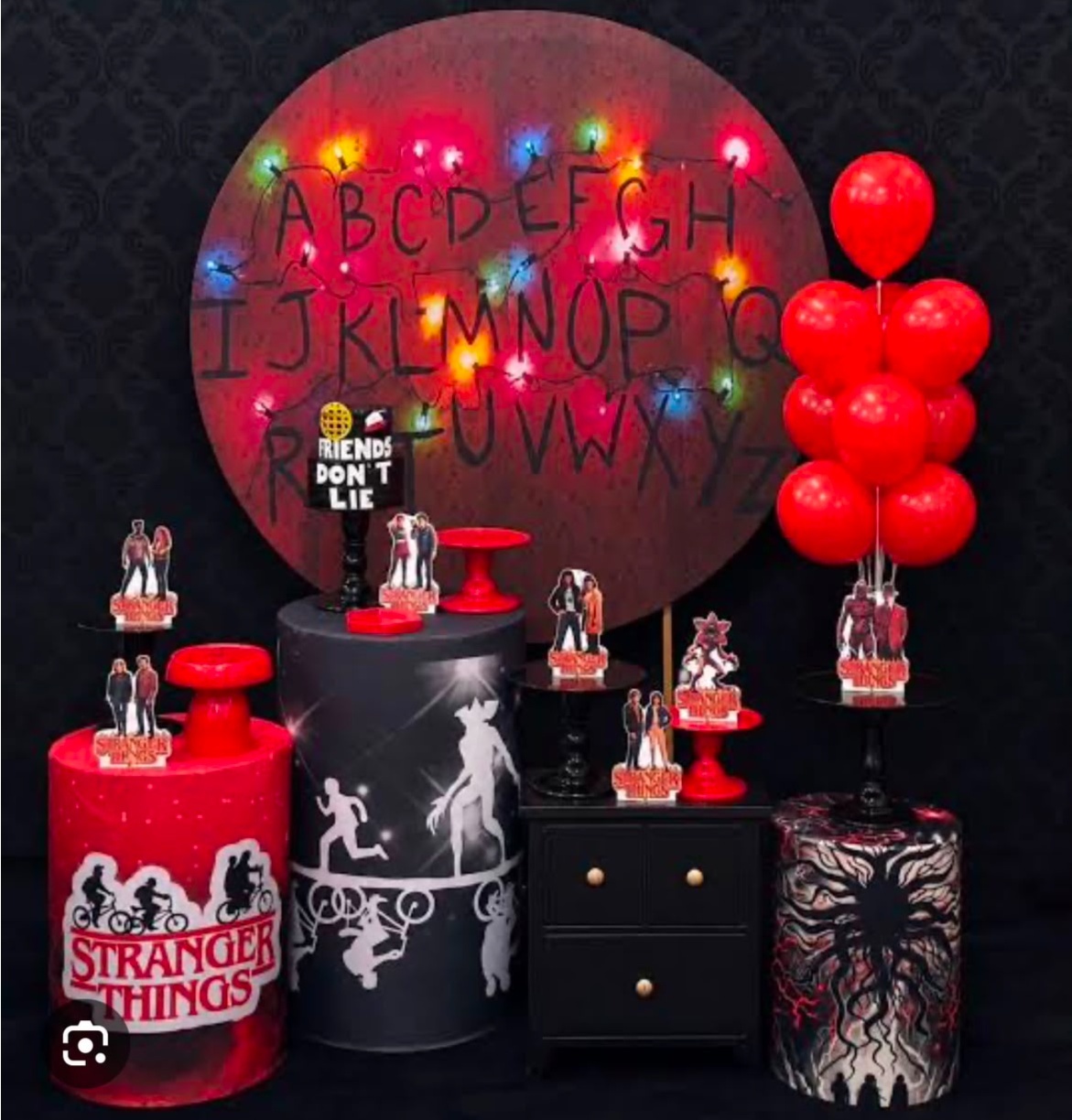 Stranger Things - Modelo 3 Letras - SofistiqueDecor