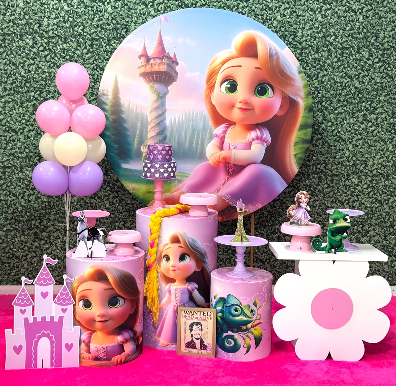 Enrolados Cute - Princesa Rapunzel - Modelo 2  - SofistiqueDecor