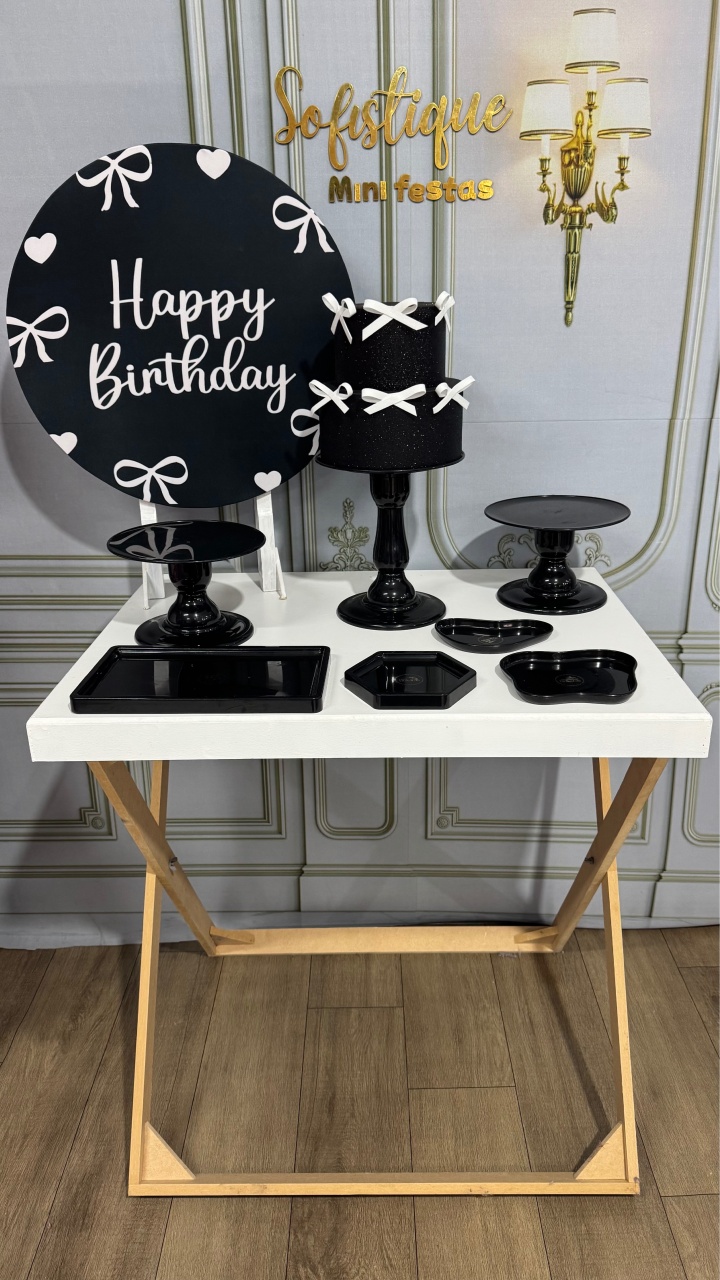 Laço Preto 5  - SofistiqueDecor