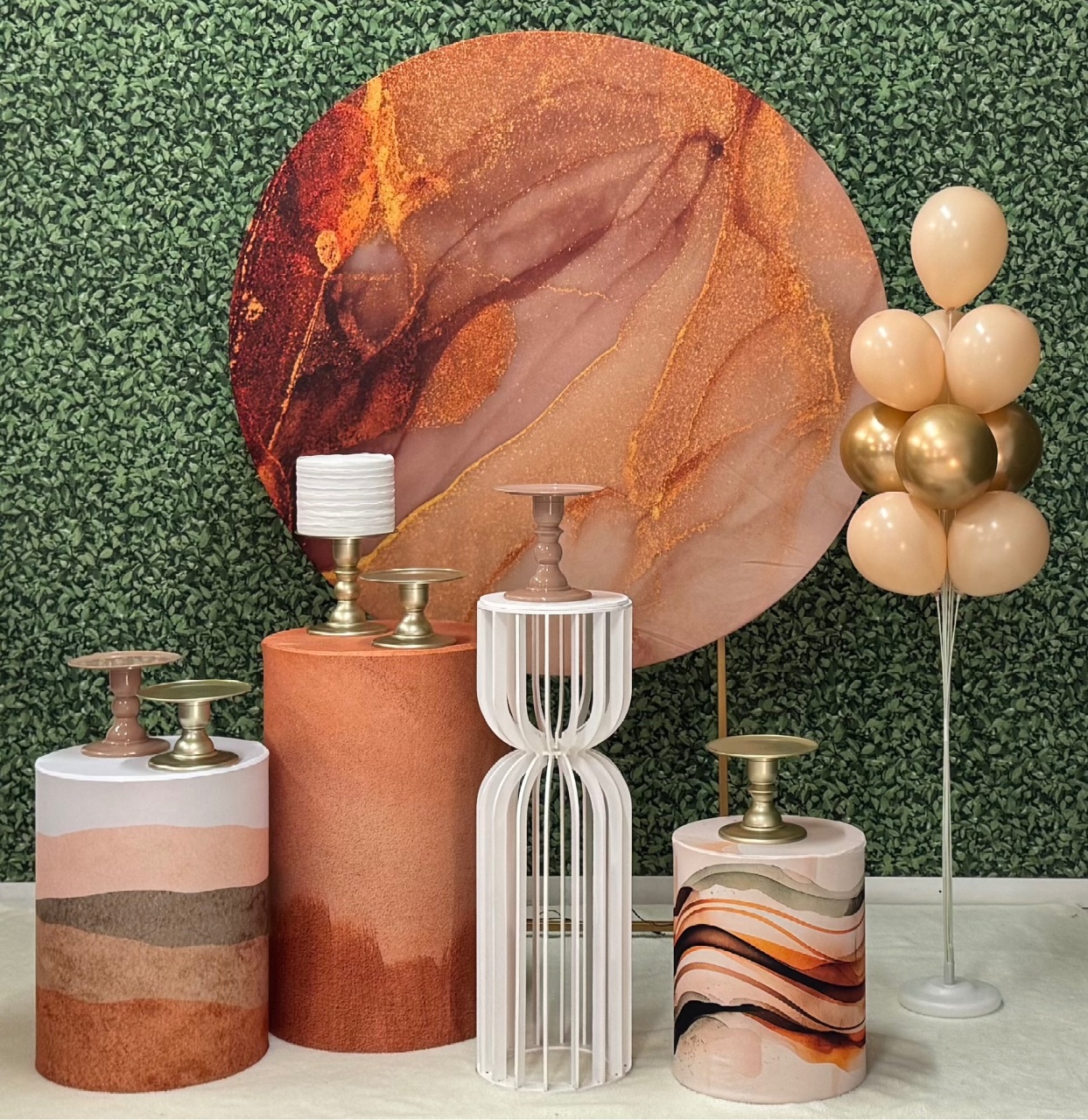 Marmorizado Marrom - SofistiqueDecor