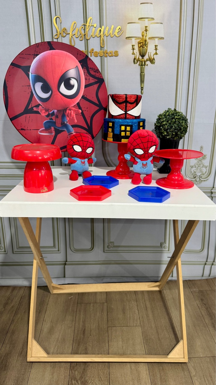 Homem Aranha Cute Baby - Mini Festa - SofistiqueDecor