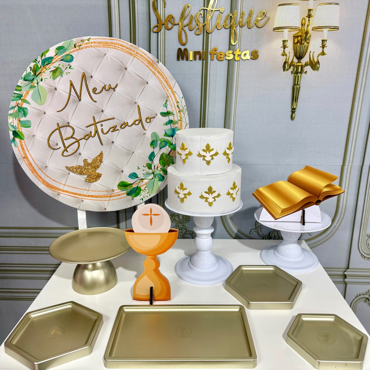 Meu Batizado - Mini - SofistiqueDecor