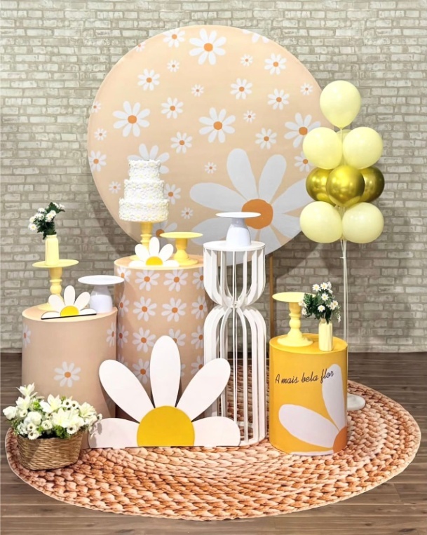 Margaridas Marfim 1 - SofistiqueDecor