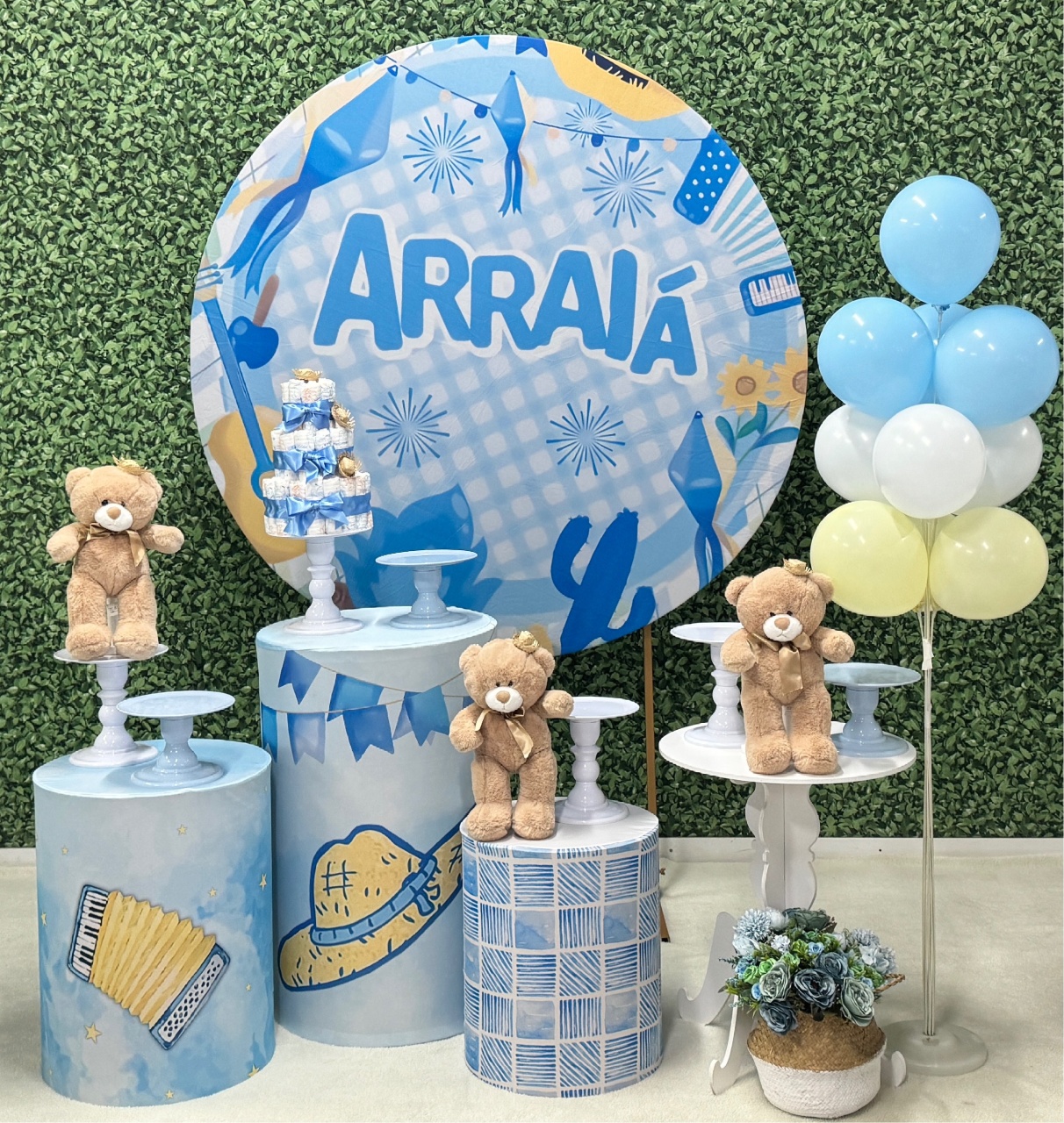 Arraiá Azul  - SofistiqueDecor