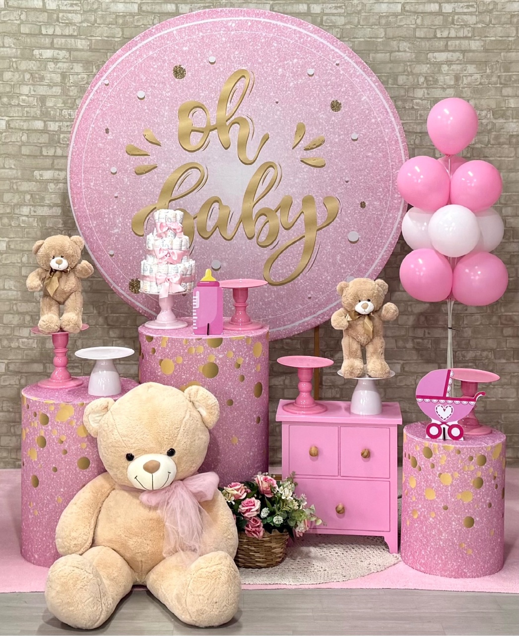 Oh Baby Rosa 2 - SofistiqueDecor