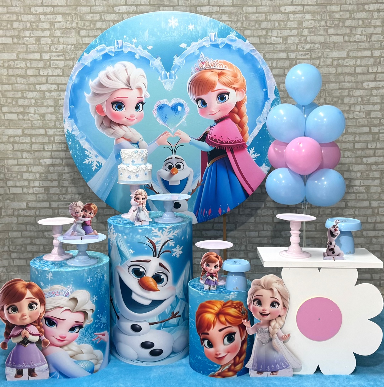 Frozen Ana E Elsa - Modelo 6 - SofistiqueDecor