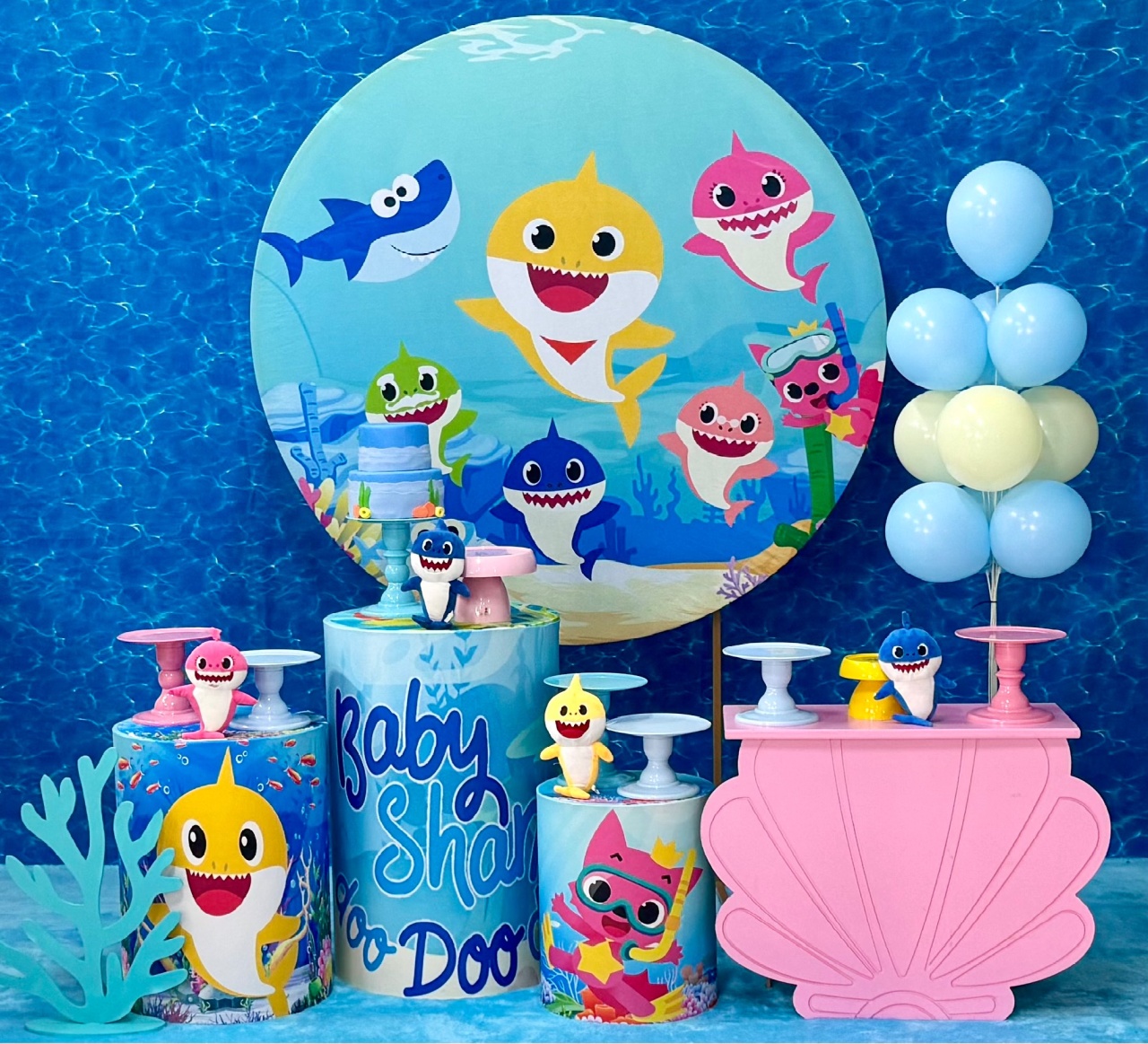 Baby Shark Menina - Modelo 2 - SofistiqueDecor
