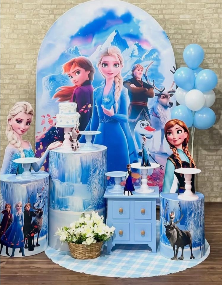 Frozen - Modelo 5 Painel Romano - SofistiqueDecor