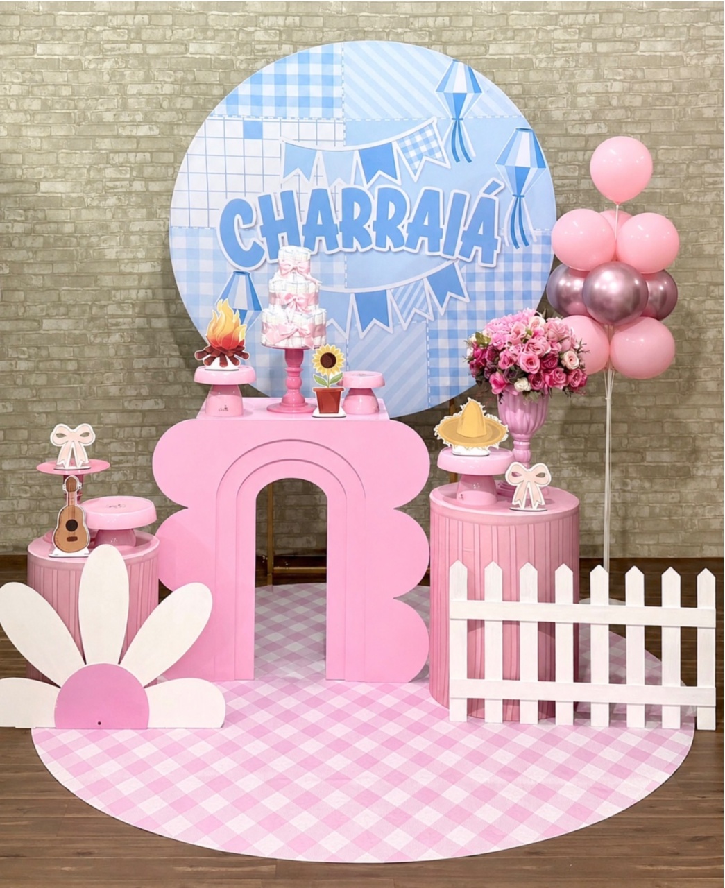 Charraiá Revelação Mesa - SofistiqueDecor