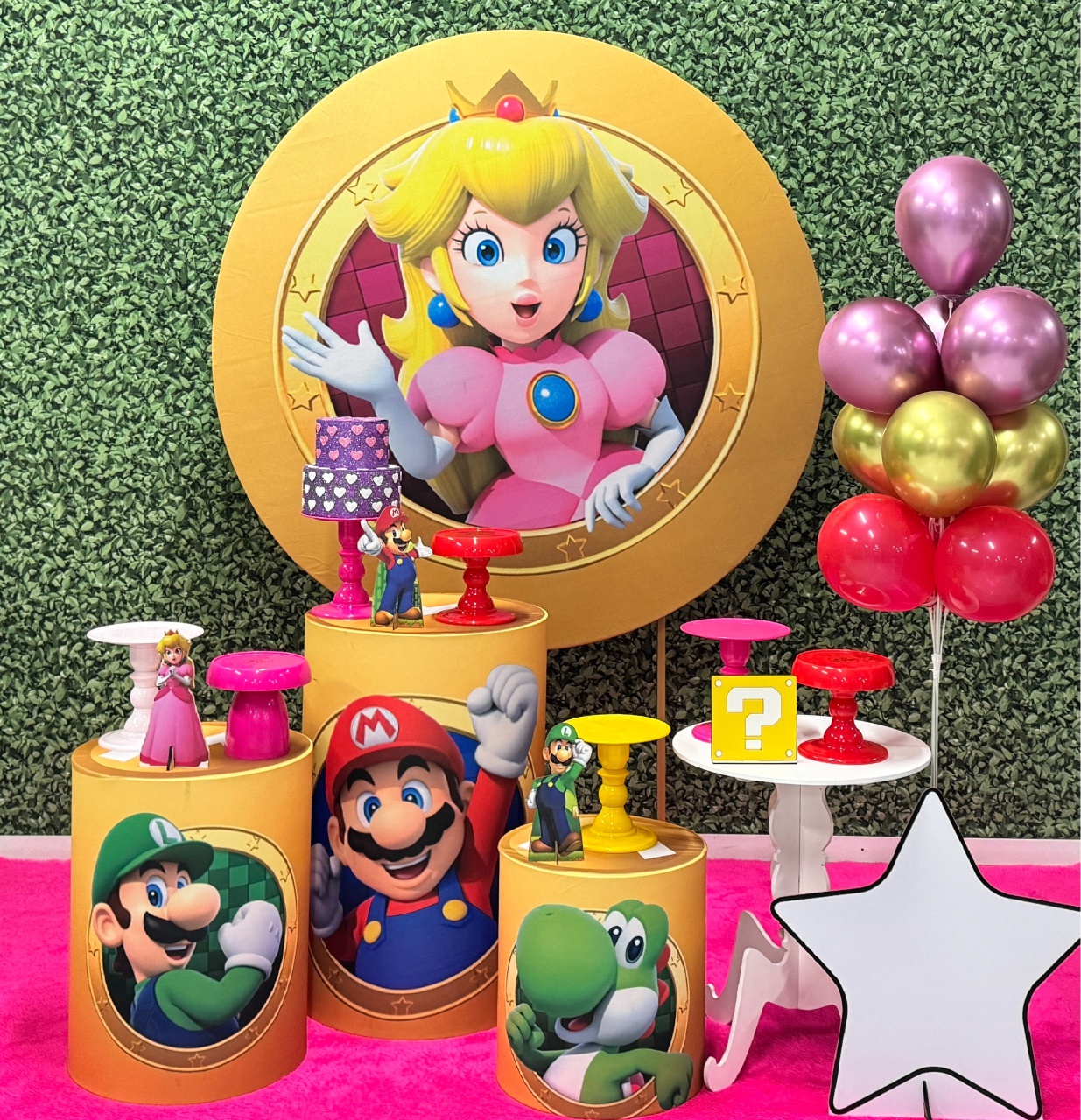 Super Mário - Princesa Peach - SofistiqueDecor