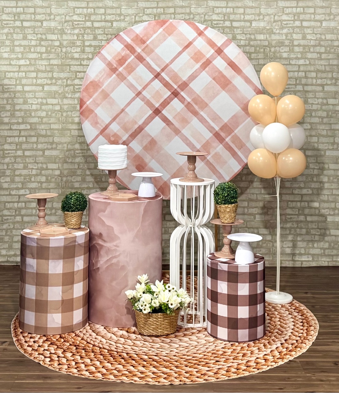 Xadrez Bege  - SofistiqueDecor