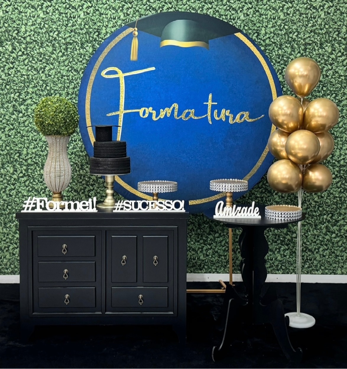 Formatura Azul  - SofistiqueDecor