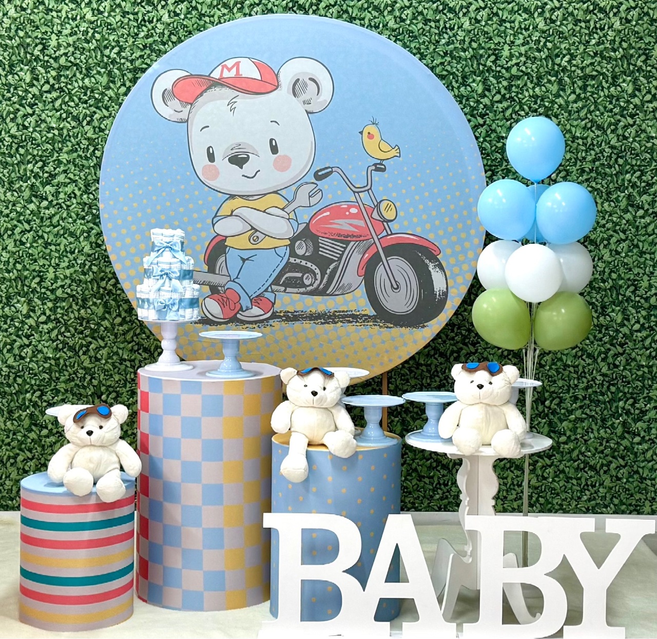Chá de Bebê - Moto  - SofistiqueDecor