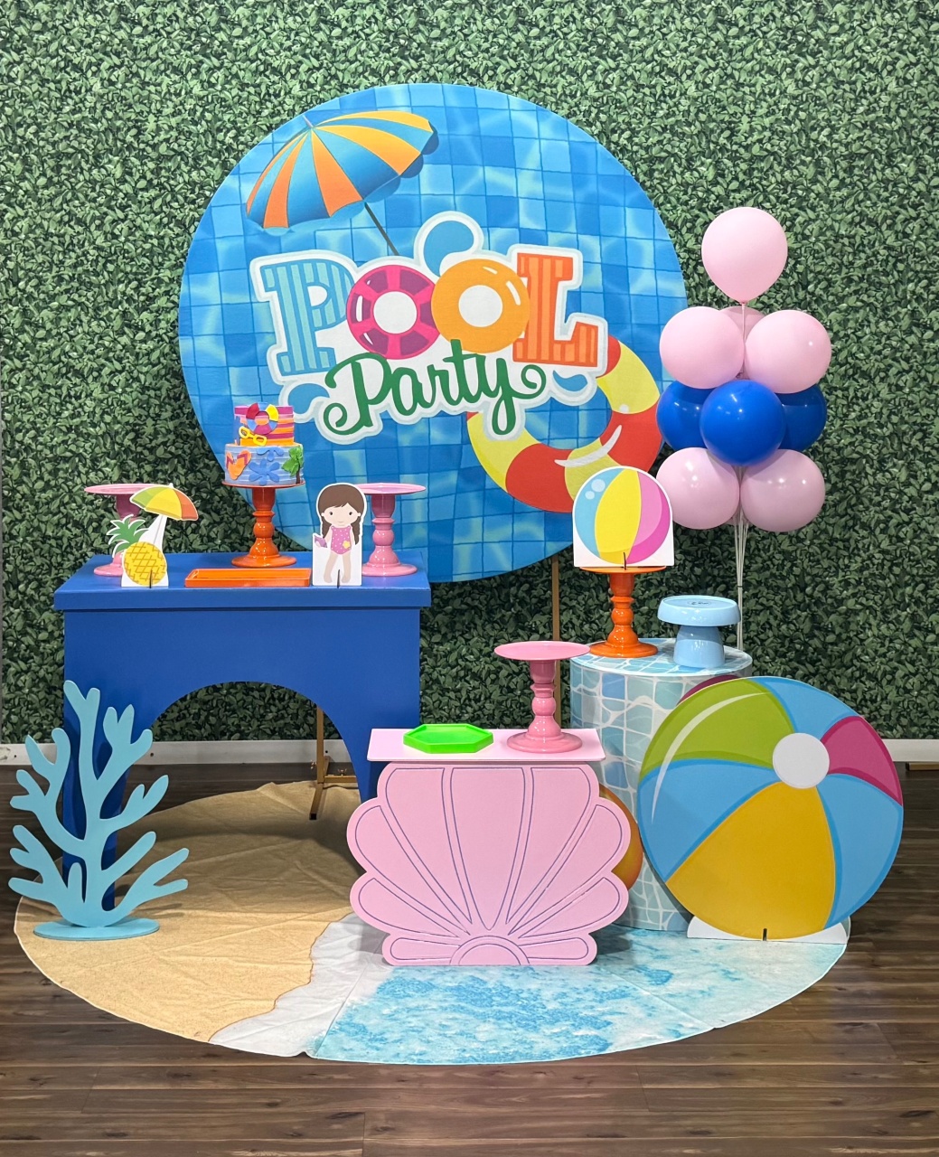 Pool Party Rosa - Modelo 1 - SofistiqueDecor