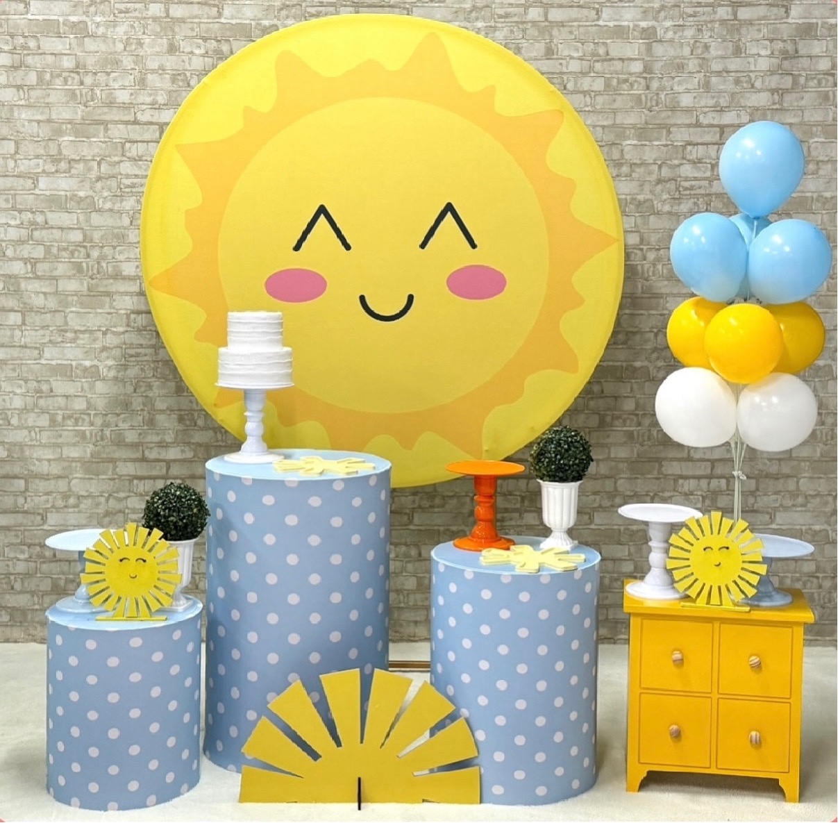 Solzinho Azul  - SofistiqueDecor