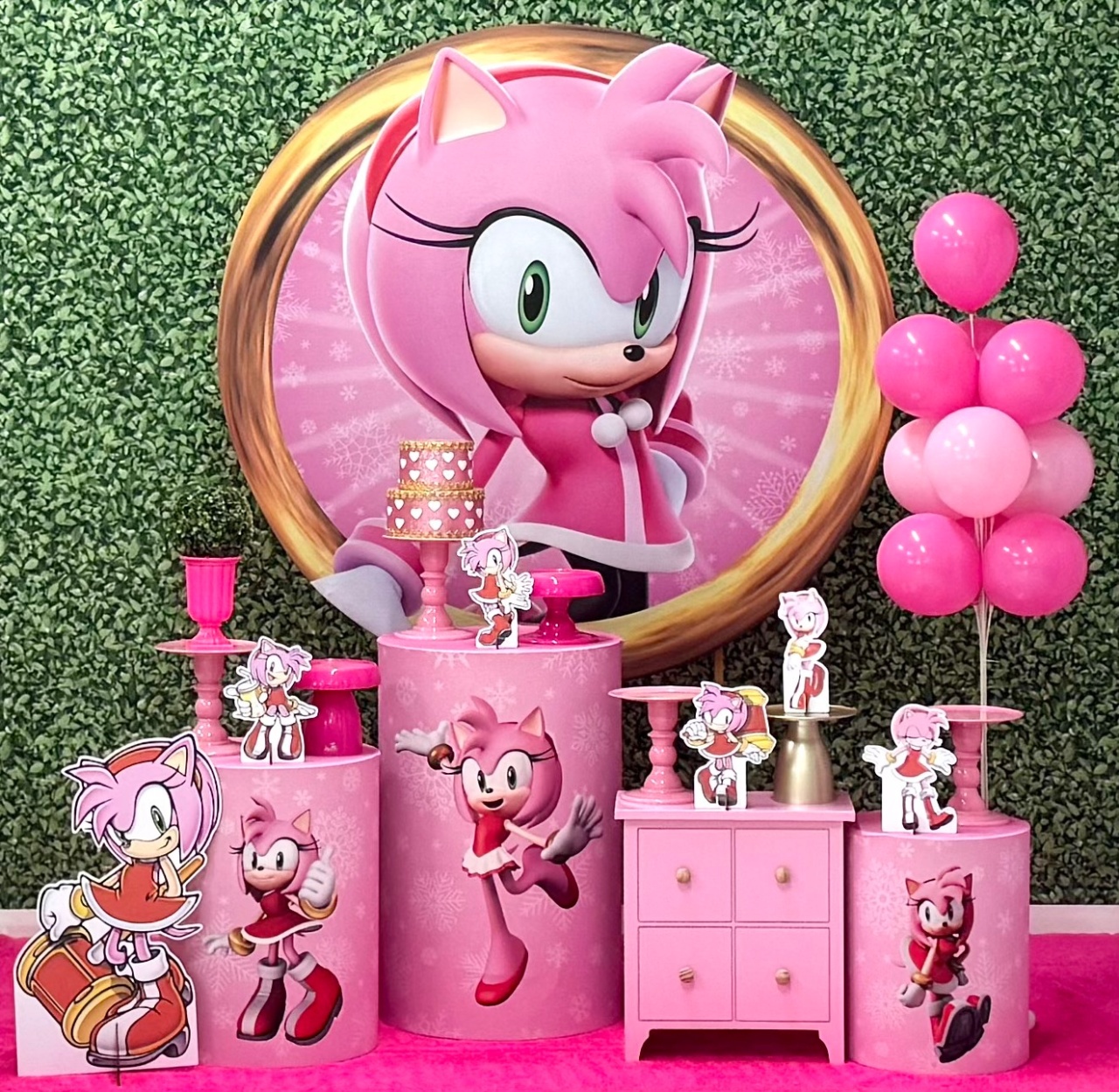 Sonic - Amy Rose Rosa - SofistiqueDecor