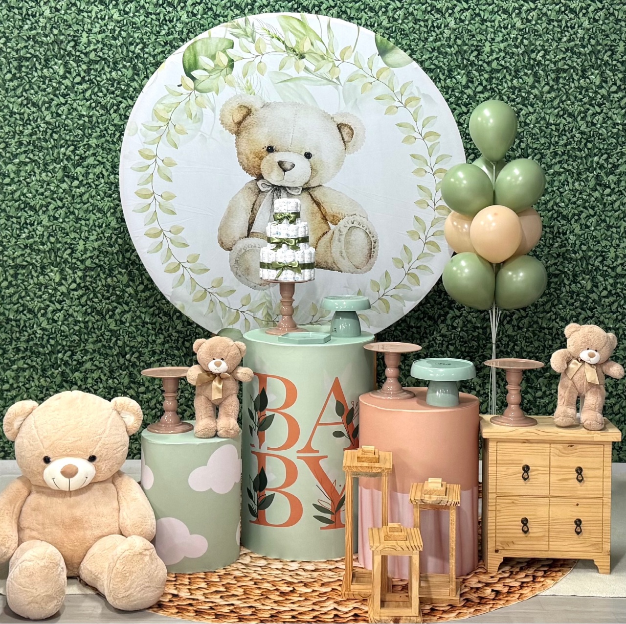 Ursinho Verde 2 - SofistiqueDecor