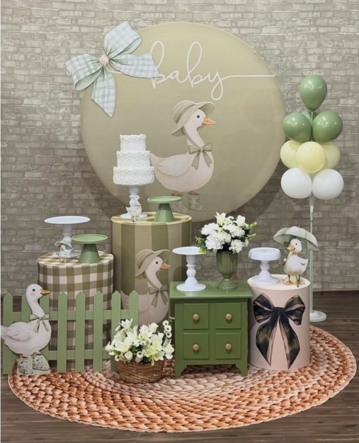 Pato Ganso Baby Verde - SofistiqueDecor