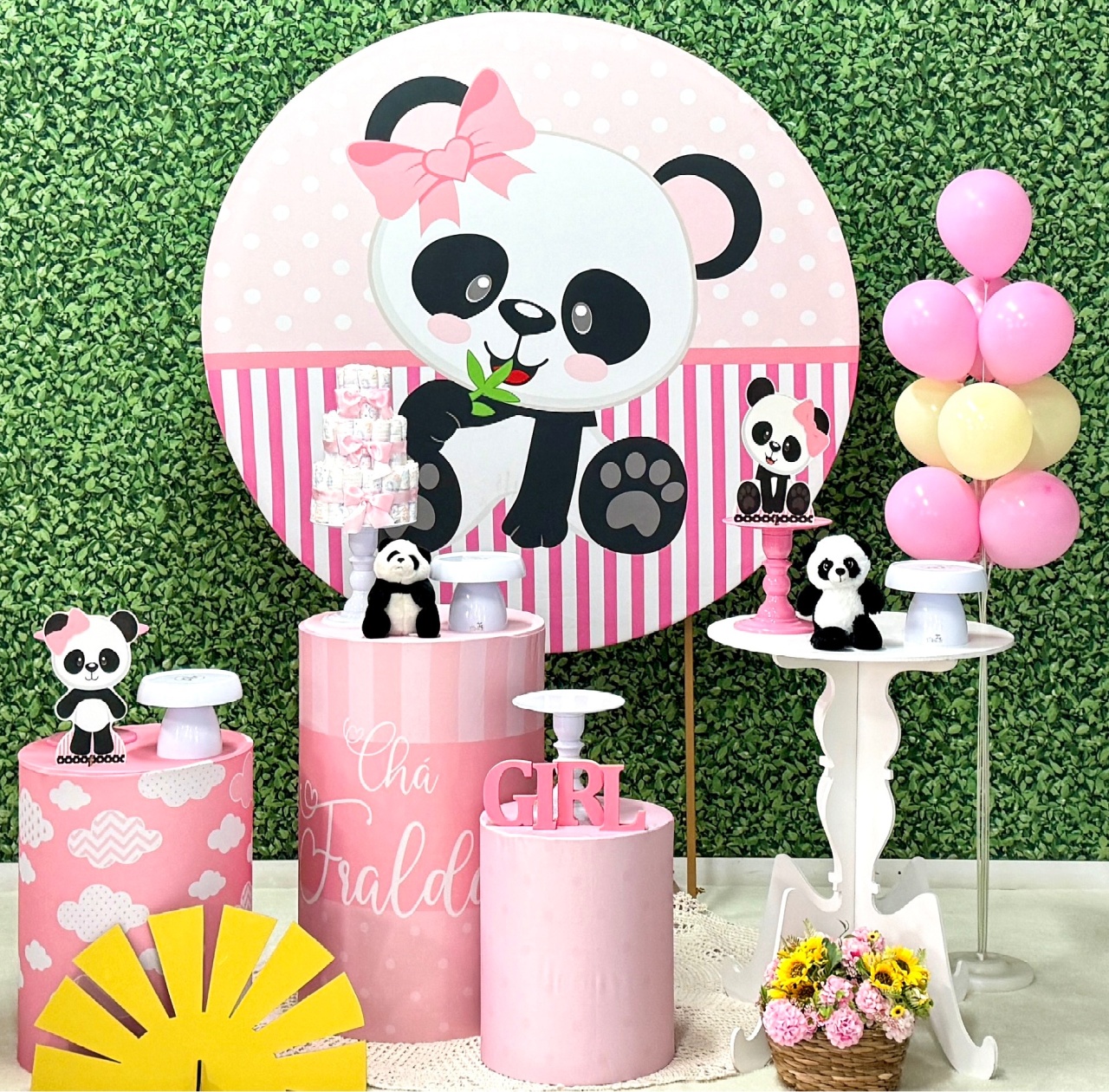 Panda - Chá de Bebê  - SofistiqueDecor