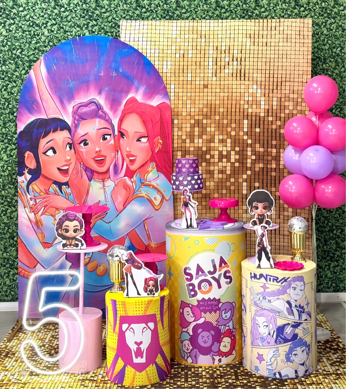 Guerreiras Do K-Pop Painel Romano E Retangular 2 - SofistiqueDecor