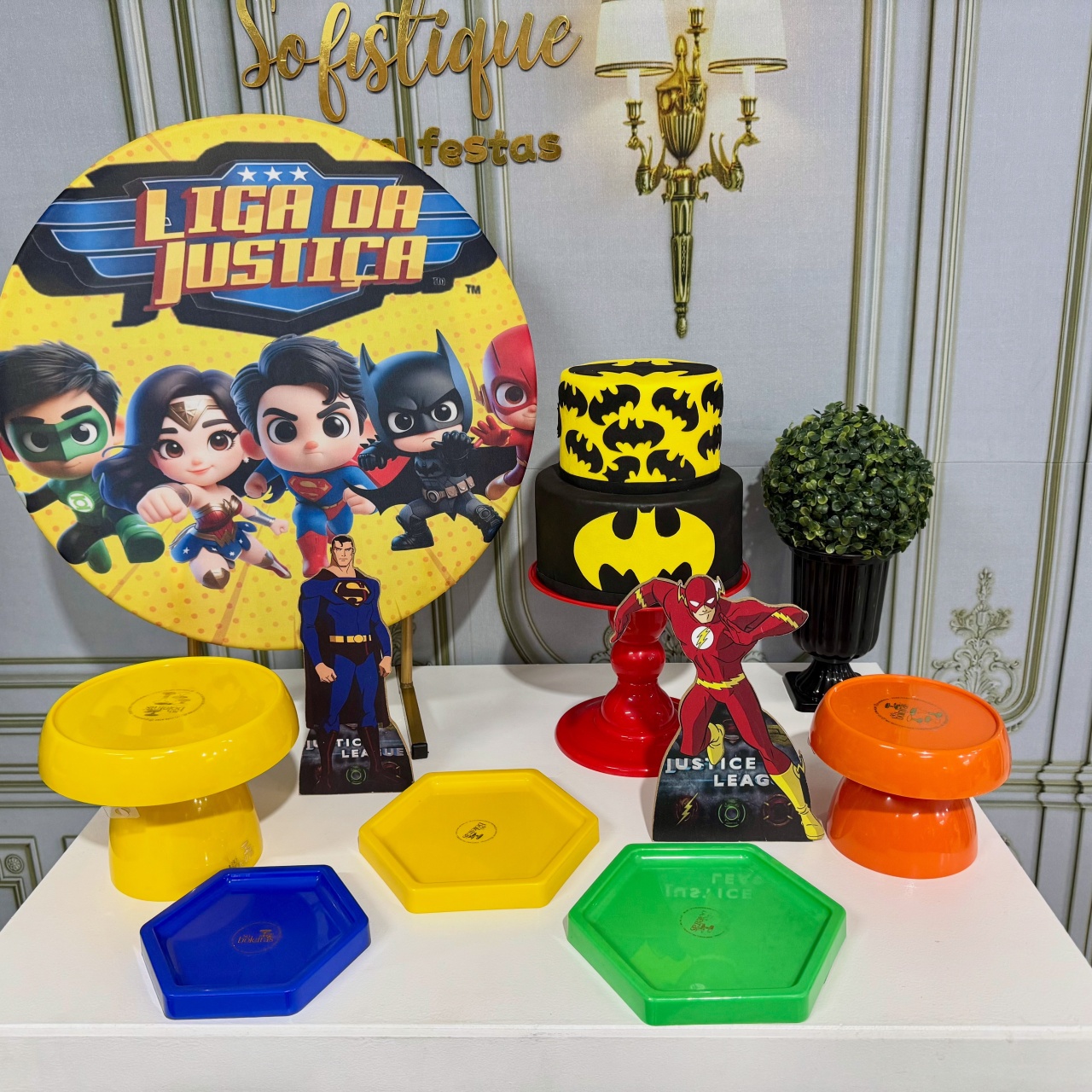 Liga da Justiça - Mini Festa - SofistiqueDecor