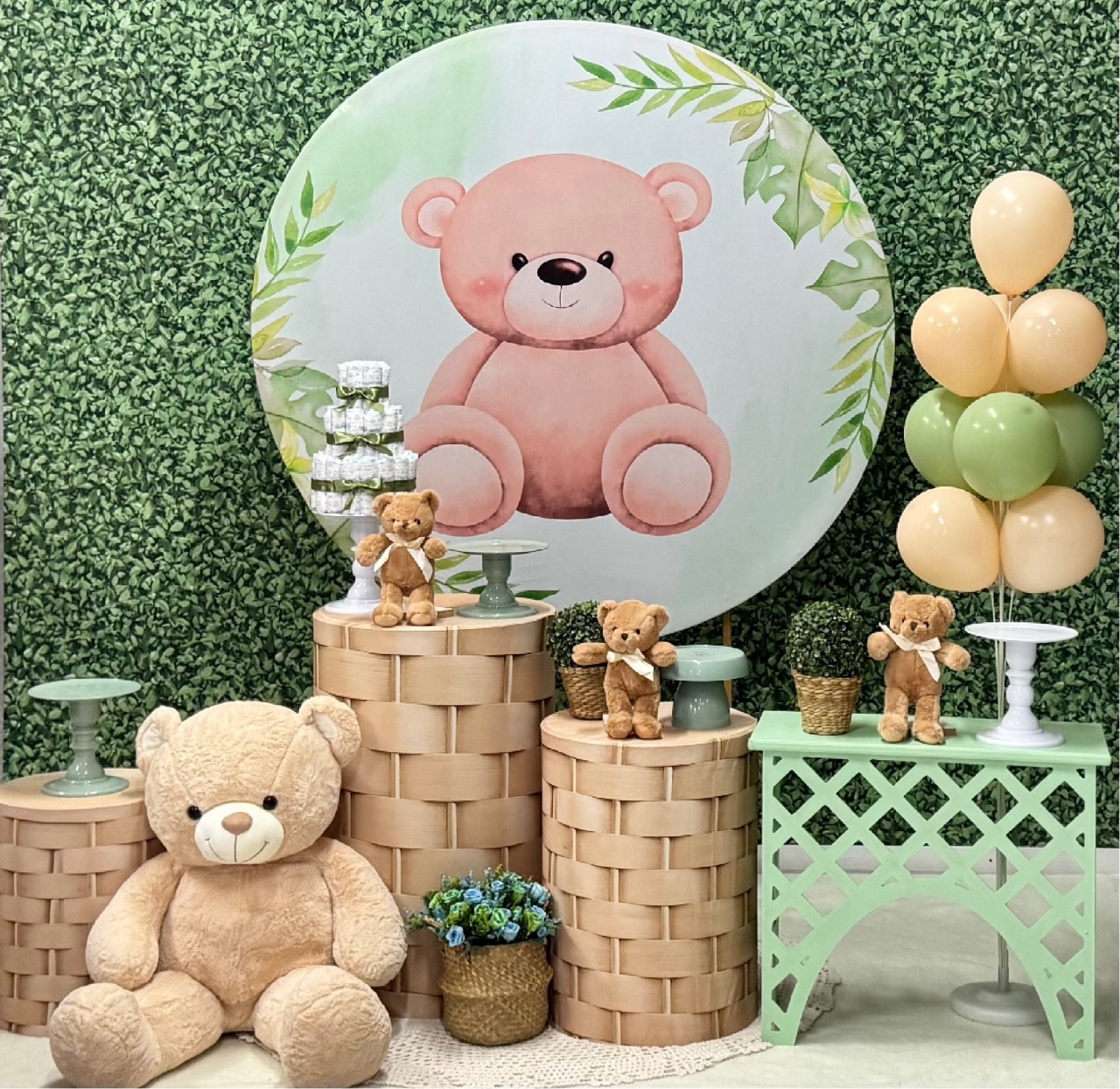 Urso Verde - SofistiqueDecor