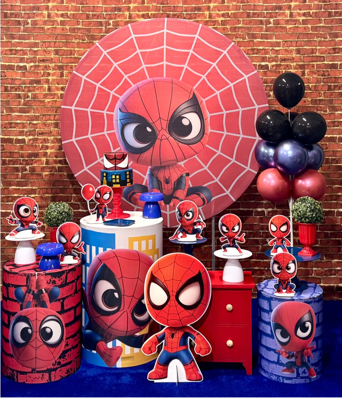 Homem Aranha Cute - Modelo 1 - SofistiqueDecor