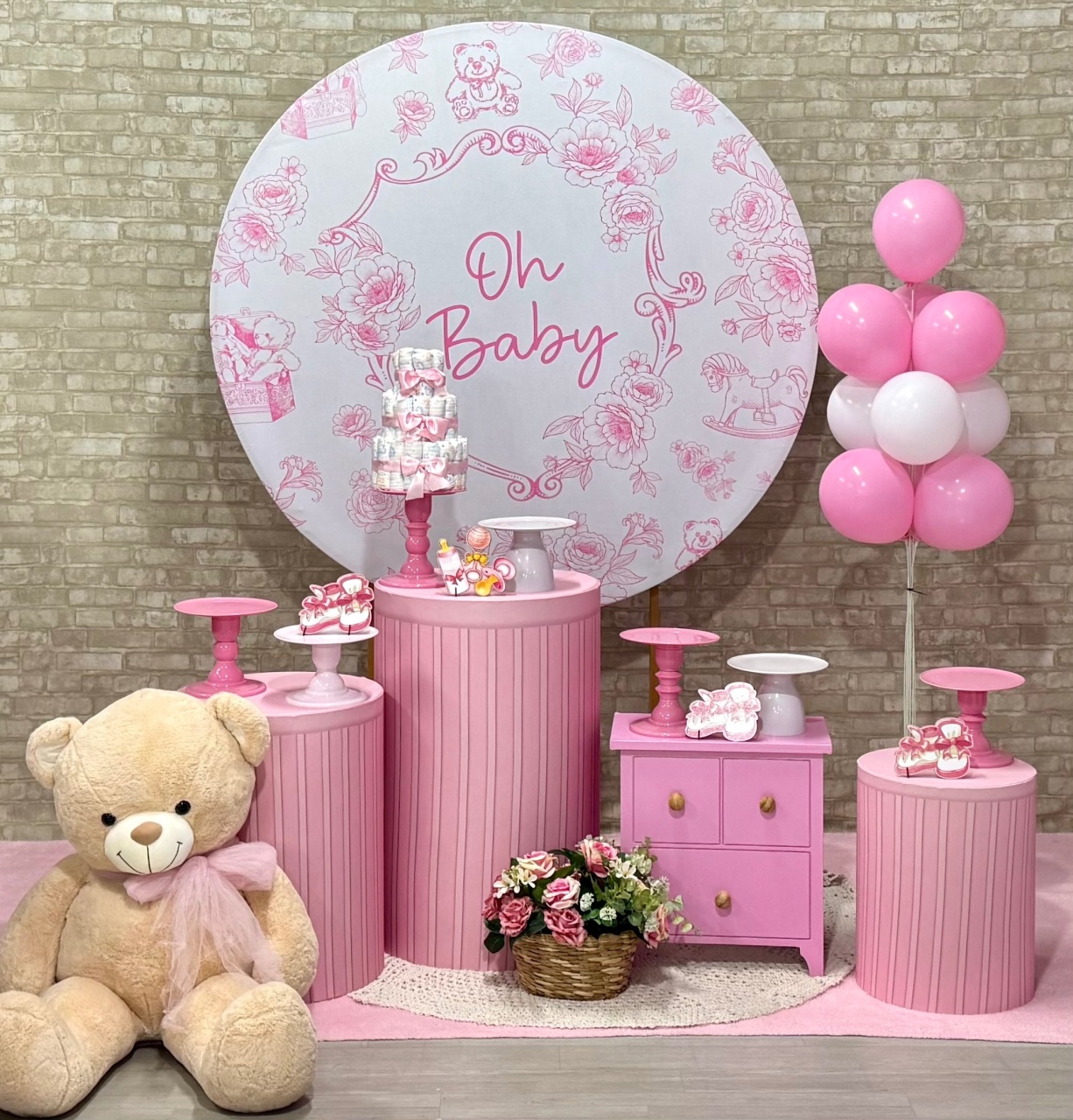 Oh Baby Rosa 1 - SofistiqueDecor