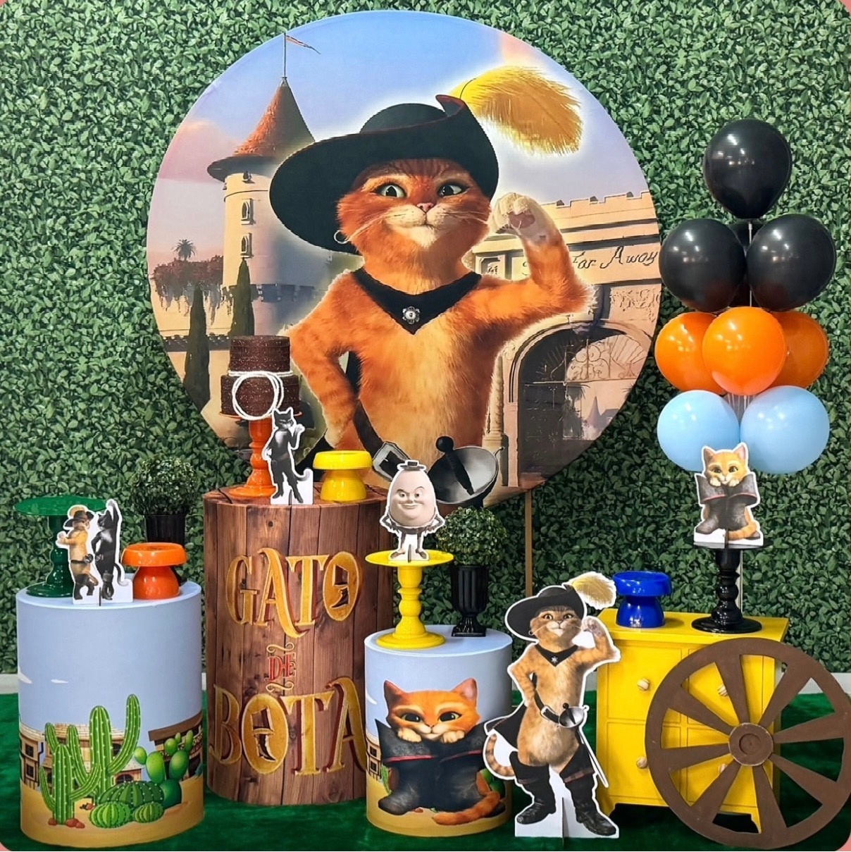 Gato de Botas  - SofistiqueDecor