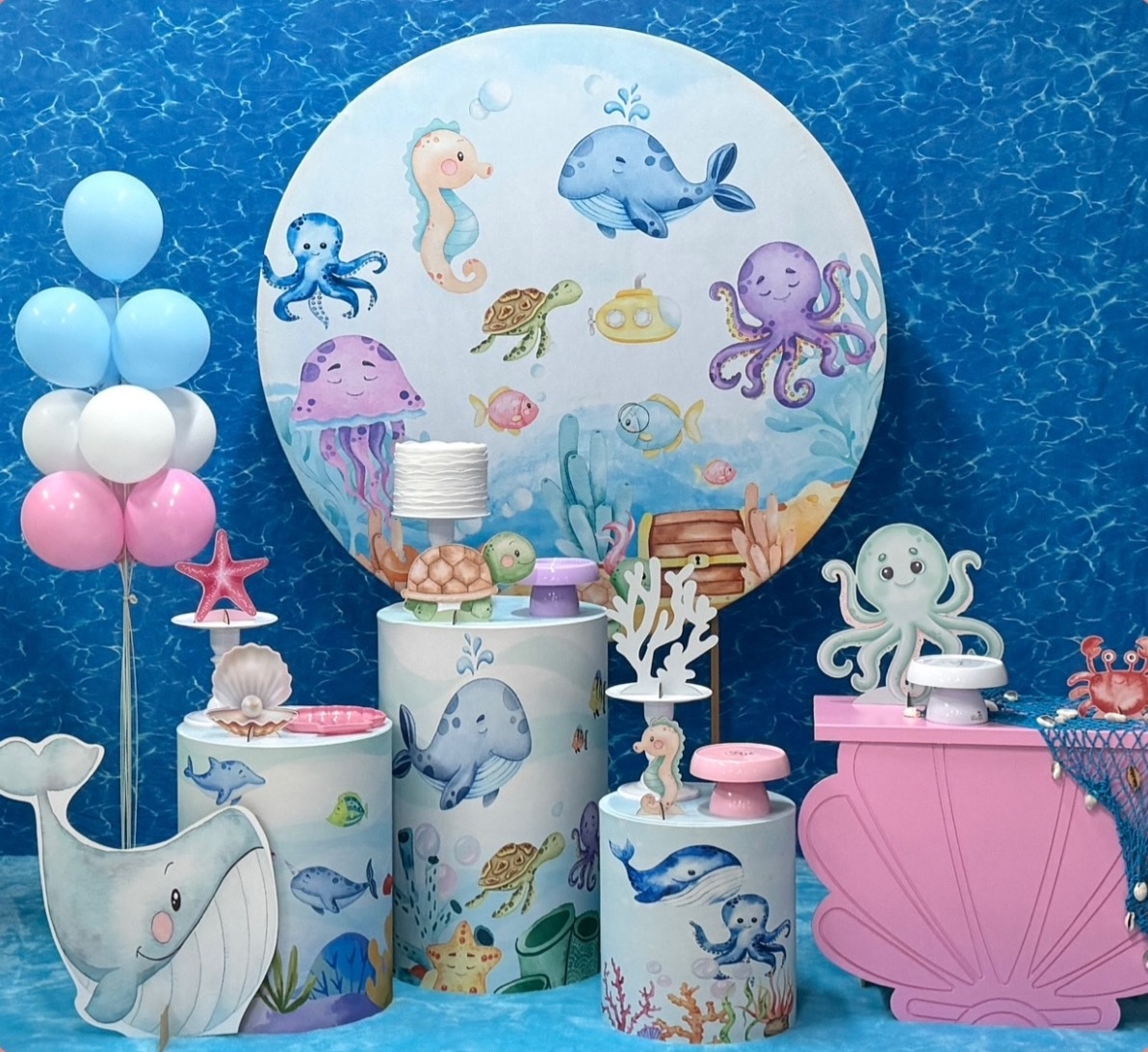 Fundo Do Mar - Modelo 3 - SofistiqueDecor