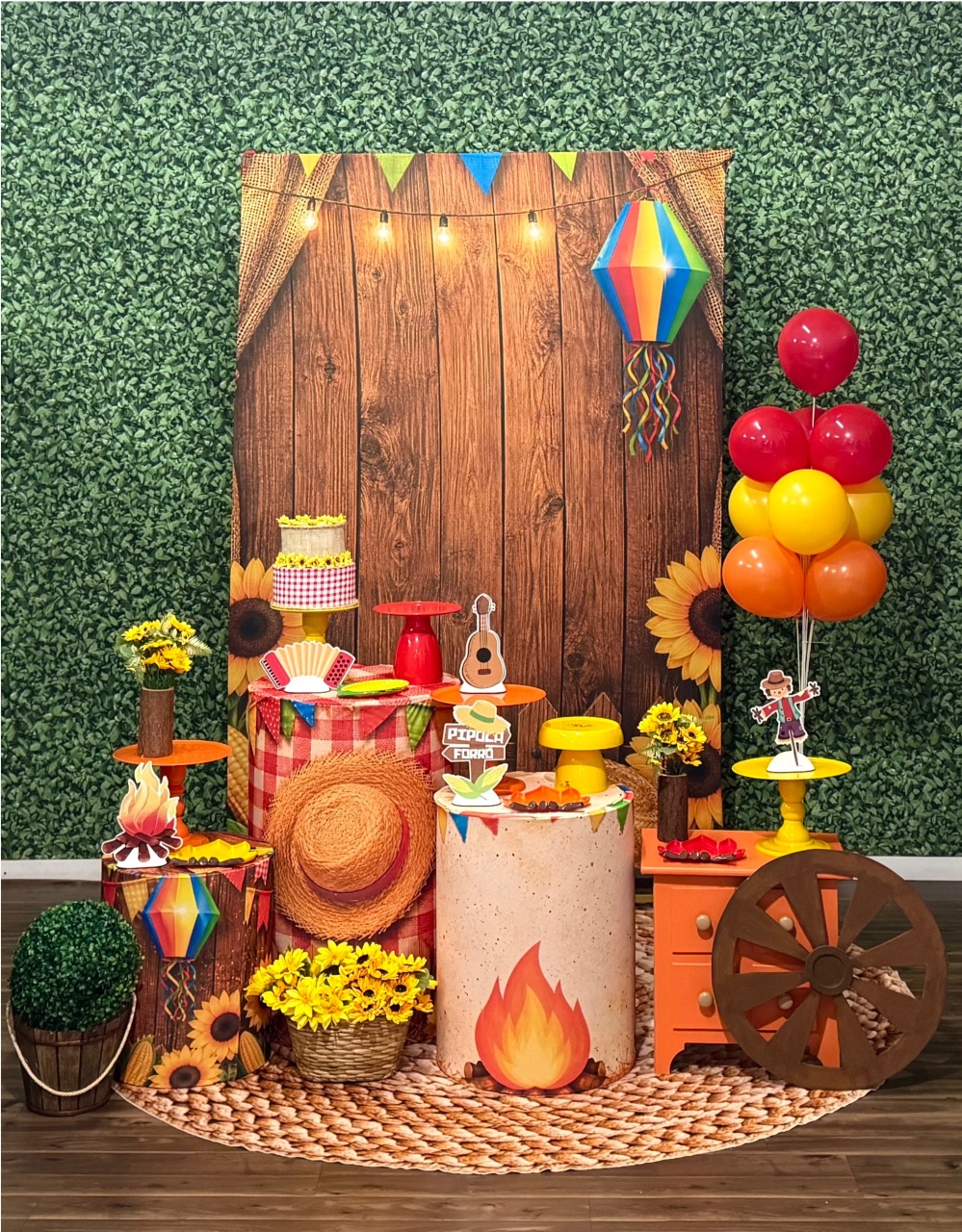 Festa Junina - Modelo 1 Retangular - SofistiqueDecor