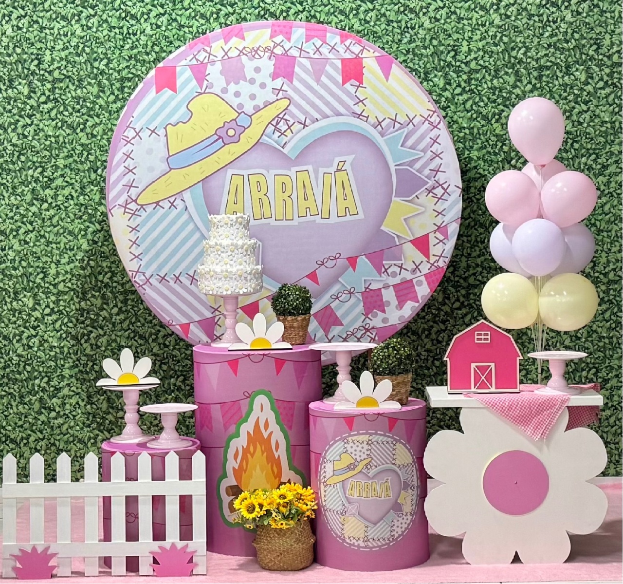Arraiá Rosa 2 - SofistiqueDecor