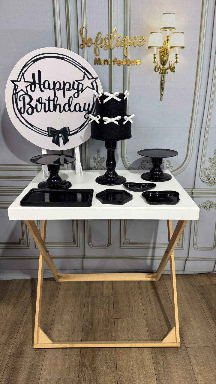 Laço Preto 3  - SofistiqueDecor
