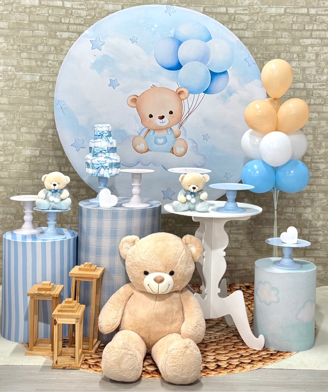 Urso Baloeiro Azul - SofistiqueDecor