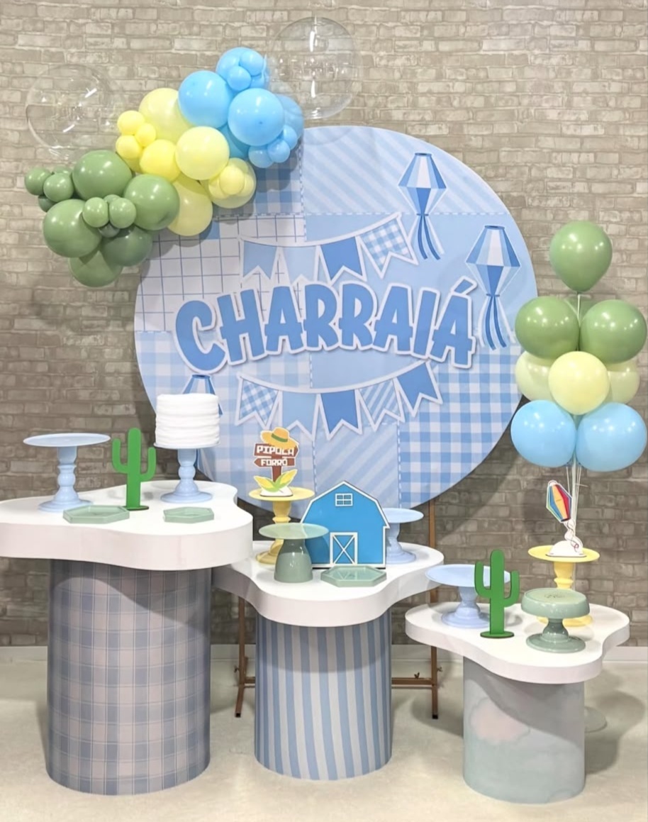 Charraiá Menino - Azul - SofistiqueDecor