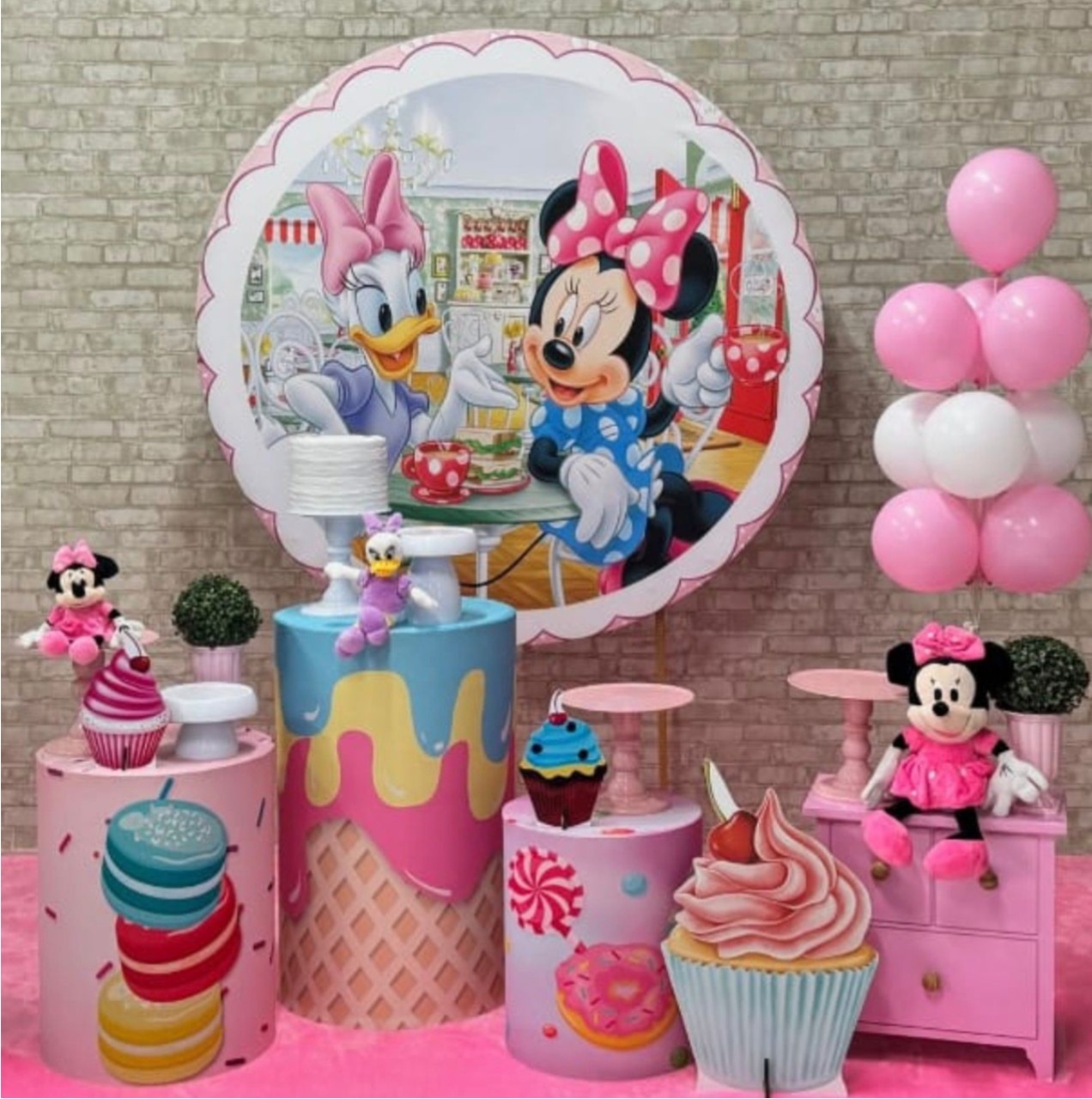 Minnie E Margarida Confeitaria - SofistiqueDecor