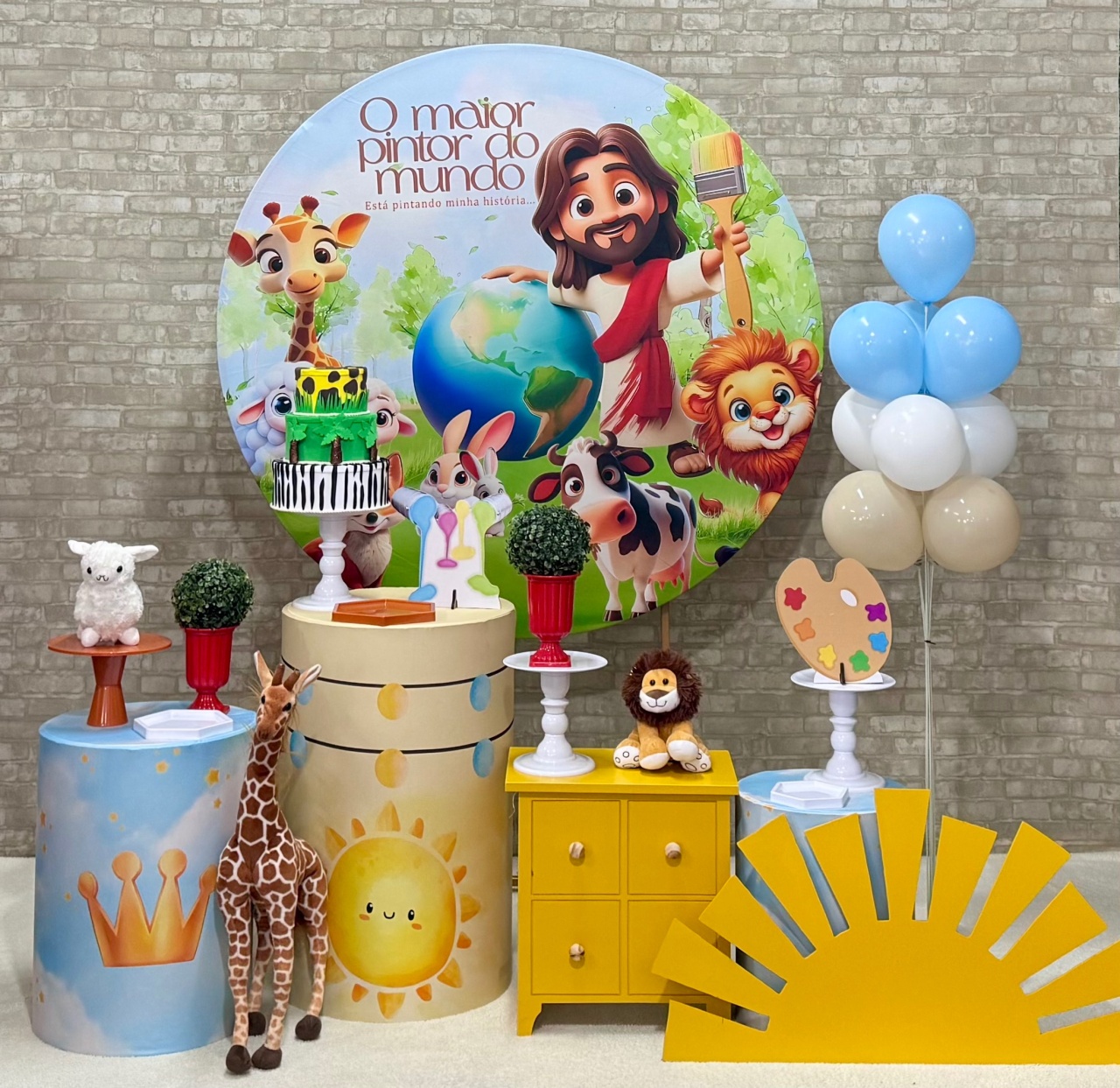 O Maior Pintor Do Mundo Jesus - Modelo 3 - SofistiqueDecor