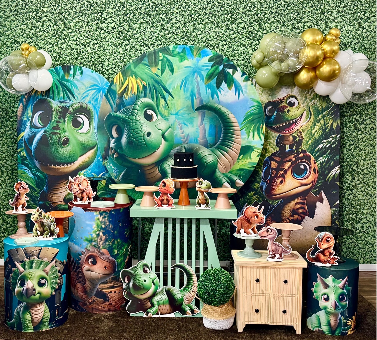 Dinossauro Cute Completo - SofistiqueDecor
