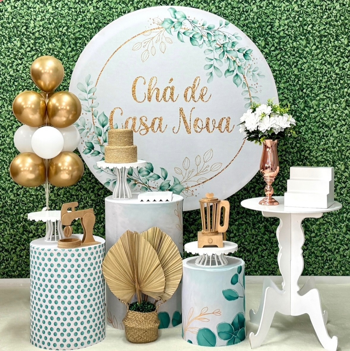 Chá de Casa Nova Verde - SofistiqueDecor