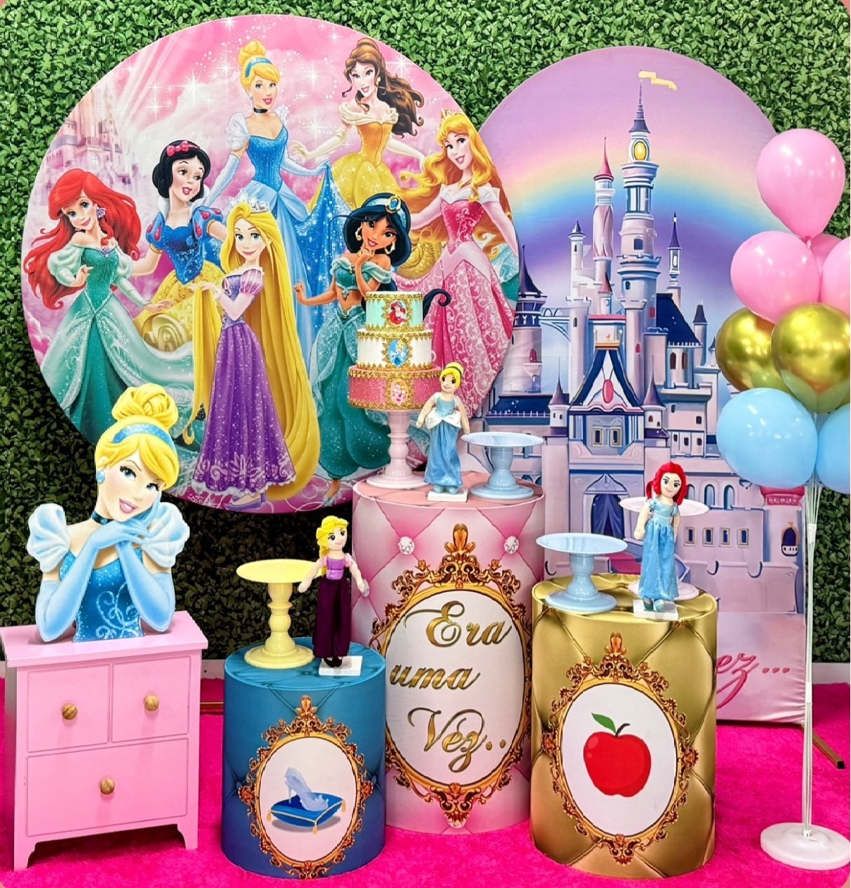 Princesas - Modelo 2 Com Painel Lateral  - SofistiqueDecor