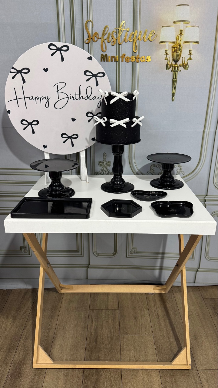 Laço Preto 2 - SofistiqueDecor