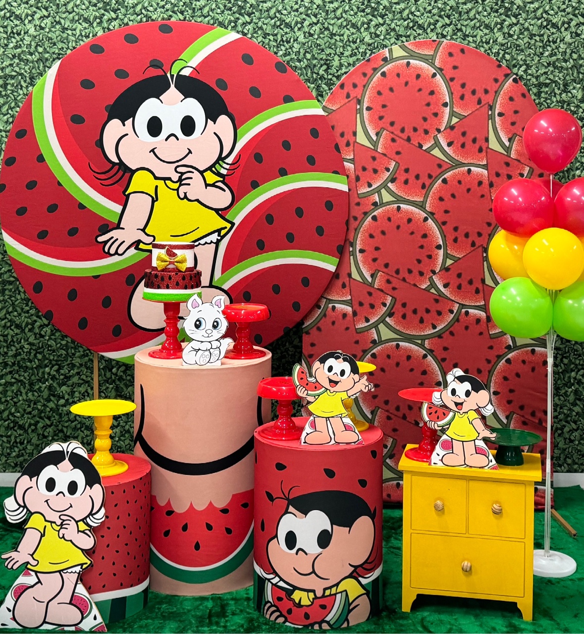 Magali Com Painel Lateral Romano - SofistiqueDecor
