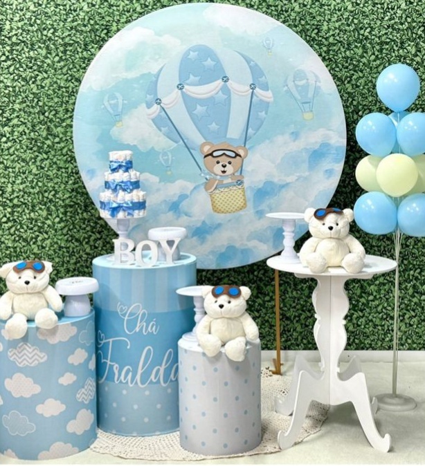 Urso Baloeiro Azul 2 - SofistiqueDecor